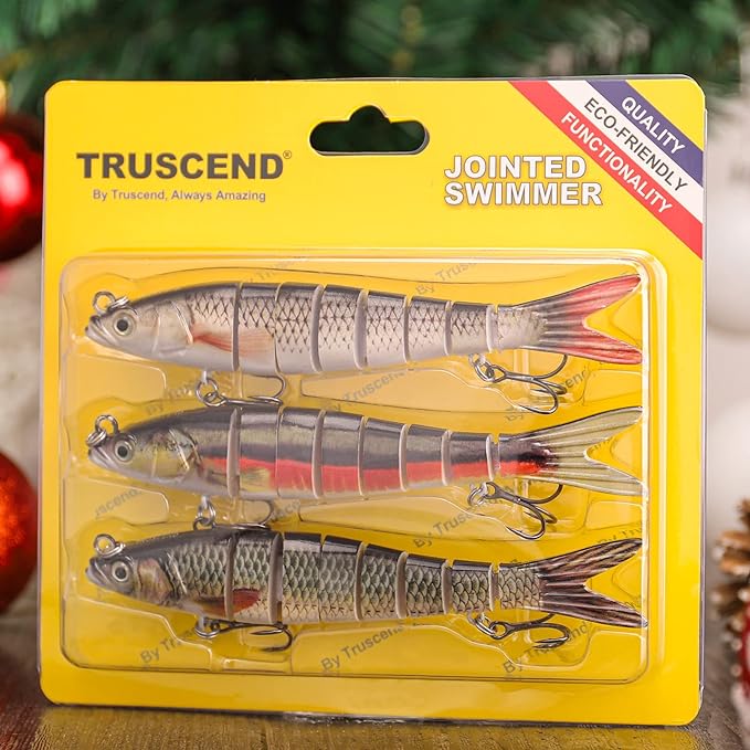 TRUSCEND Fishing Lures for Freshwater and Saltwater, Lifelike Swimbait for  Bass Trout Crappie, Slow Sinking Bass Fishing Lure, Amazing Fishing Gifts  for Men, Must-Have for Family Fishing Gear - Ocean king