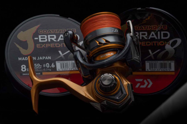 This is a photo of Daiwa J-Braid Expedition Braid Line